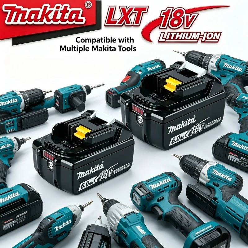 Original Makita 18V 6.0Ah Rechargeable Battery,Replacing Makita BL1850 BL1860B,For Trimmer And Outdoor Garden Maintenance Tools
Original Makita 18V 6.0Ah Rechargeable Battery,Replacing Makita BL1850 BL1860B,For Trimmer And Outdoor Garden Maintenance Tools