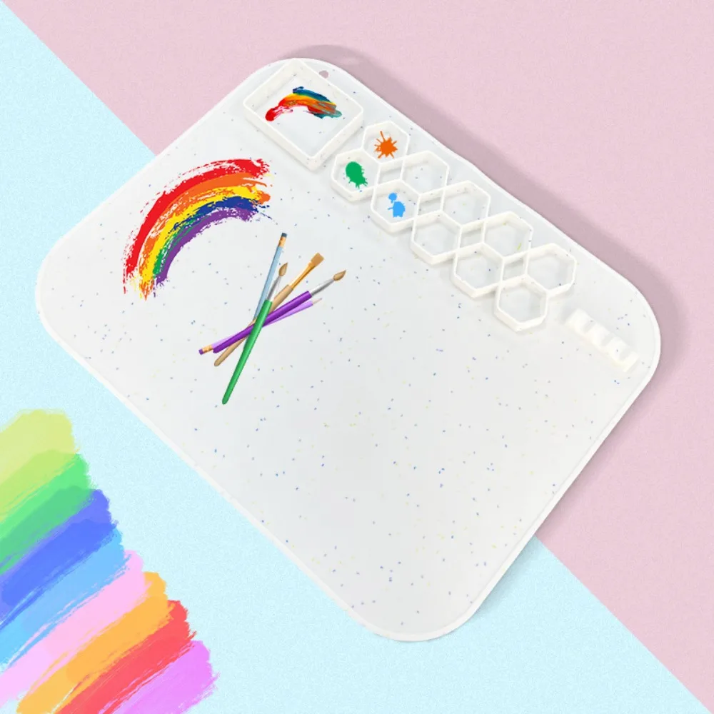 Durable Watercoloring Stamping Non-Stick Ink Blending Craft Mat For Painting Pigment Palette Silicone Painting Mat
Durable Watercoloring Stamping Non-Stick Ink Blending Craft Mat For Painting Pigment Palette Silicone Painting Mat