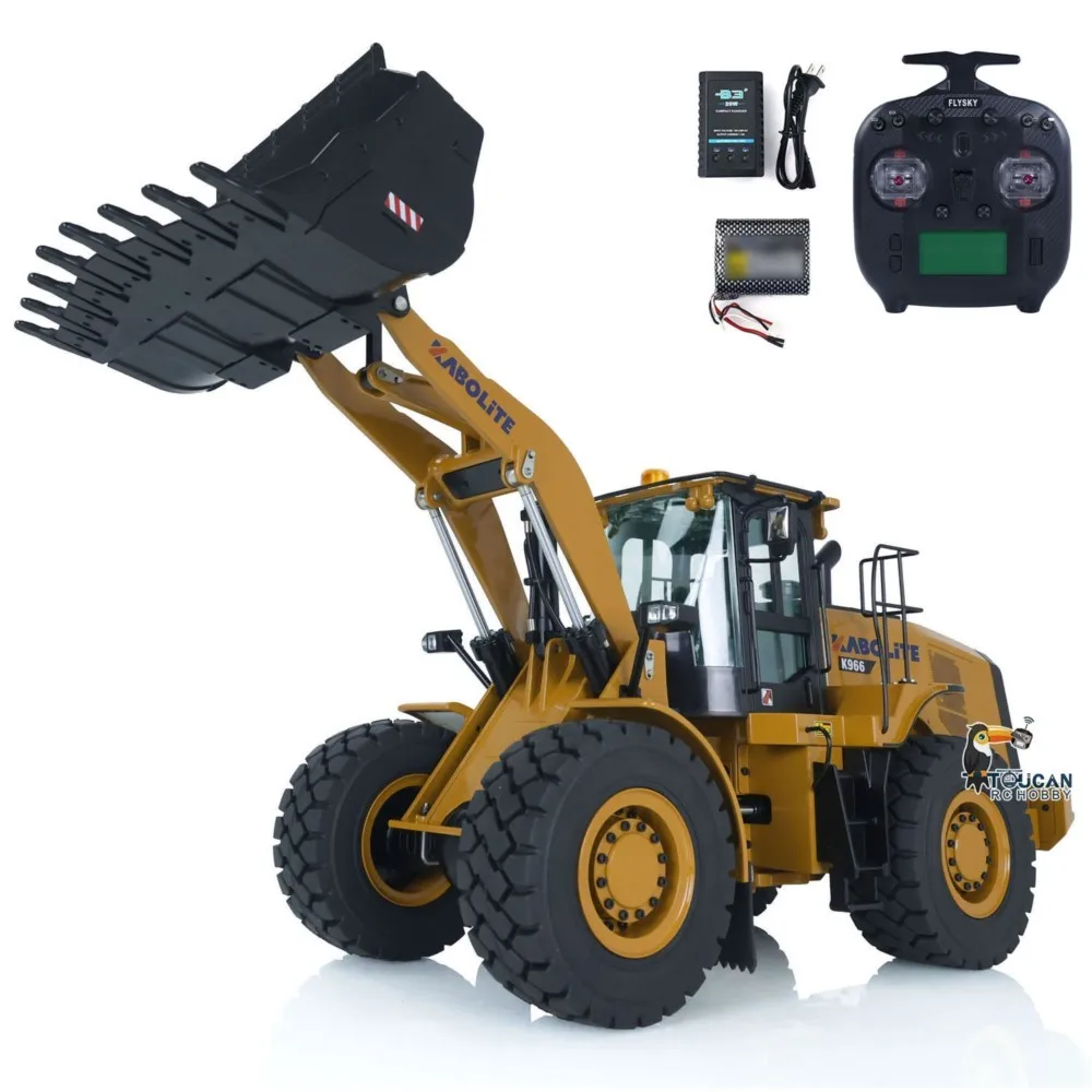 US Stock RTR Kabolite 1/16 Scale K966 RC Hydrulic Loader Metal Machine Remote Control Truck Cars Model with Light Toys for Adult
US Stock RTR Kabolite 1/16 Scale K966 RC Hydrulic Loader Metal Machine Remote Control Truck Cars Model with Light Toys for Adult