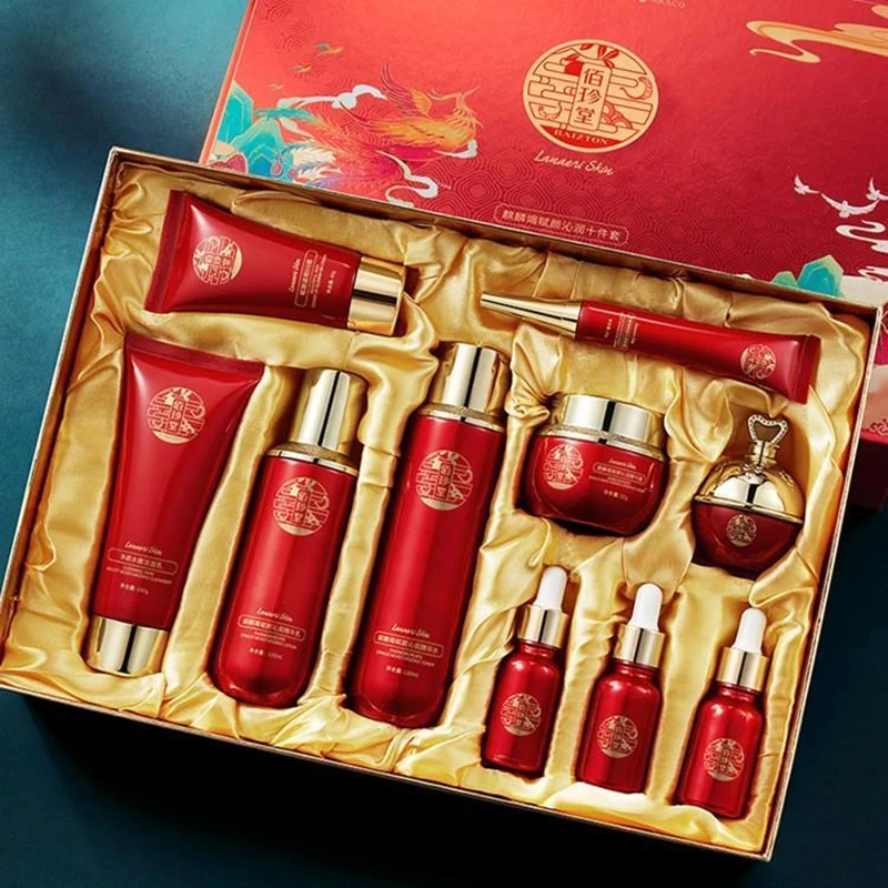 10pcs Ganoderma Lucidum Face Skin Care Sets Moisturizing Facial Facial Cleanser+Day Cream+Toner+BB Cream+Eye Cream+Serum Lotion
10pcs Ganoderma Lucidum Face Skin Care Sets Moisturizing Facial Facial Cleanser+Day Cream+Toner+BB Cream+Eye Cream+Serum Lotion
