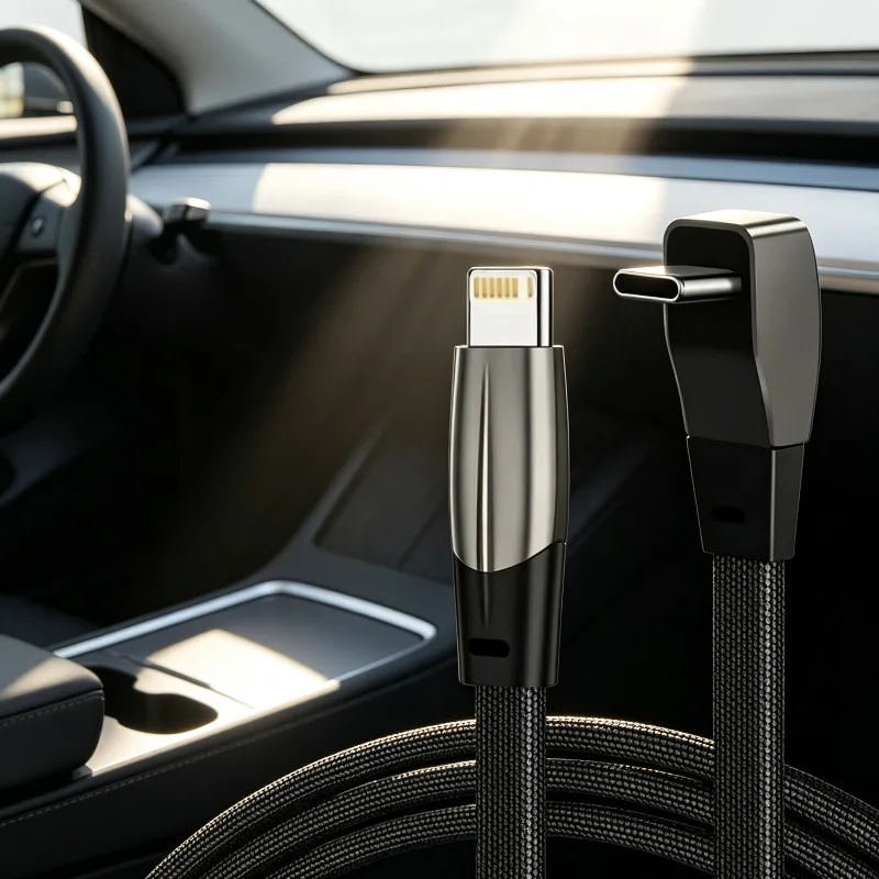 1m Fast Charging Cable for Tesla Model 3 Highland Model Y Juniper Charging Cable 60w Elbow Charger Phone Data Charging Pd Charge
1m Fast Charging Cable for Tesla Model 3 Highland Model Y Juniper Charging Cable 60w Elbow Charger Phone Data Charging Pd Charge