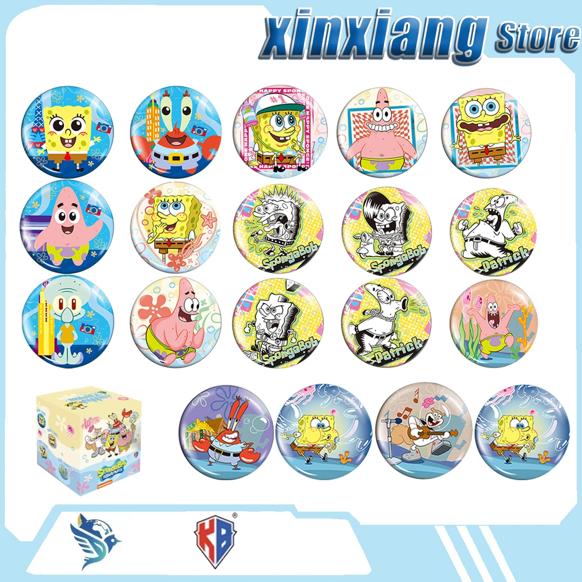 Kabao Culture & Creative Works SpongeBob SquarePants Cartoon Characters In Anime And Manga Mengxin Lehai Badge Fashionable Gift
Kabao Culture & Creative Works SpongeBob SquarePants Cartoon Characters In Anime And Manga Mengxin Lehai Badge Fashionable Gift