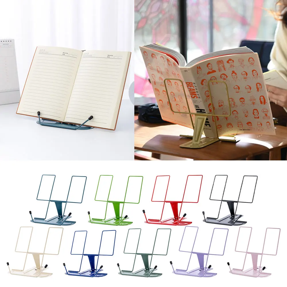 Adjustable Desk Book Stand Cookbook Holder Portable Bookrest Non-Slip Page Clips for Thick Book Cookbook Textbook Recipe
Adjustable Desk Book Stand Cookbook Holder Portable Bookrest Non-Slip Page Clips for Thick Book Cookbook Textbook Recipe