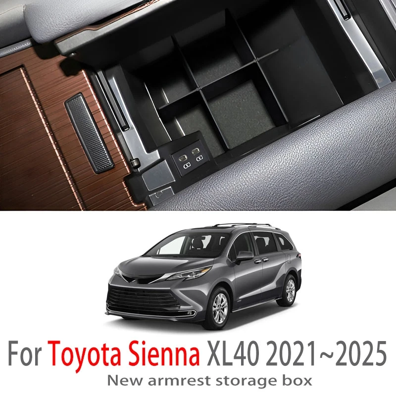 Car Accessories For Toyota Sienna XL40 2021~2025 Center Console Armrest Storage Box Multifunctional Storage Auto Interior Parts
Car Accessories For Toyota Sienna XL40 2021~2025 Center Console Armrest Storage Box Multifunctional Storage Auto Interior Parts