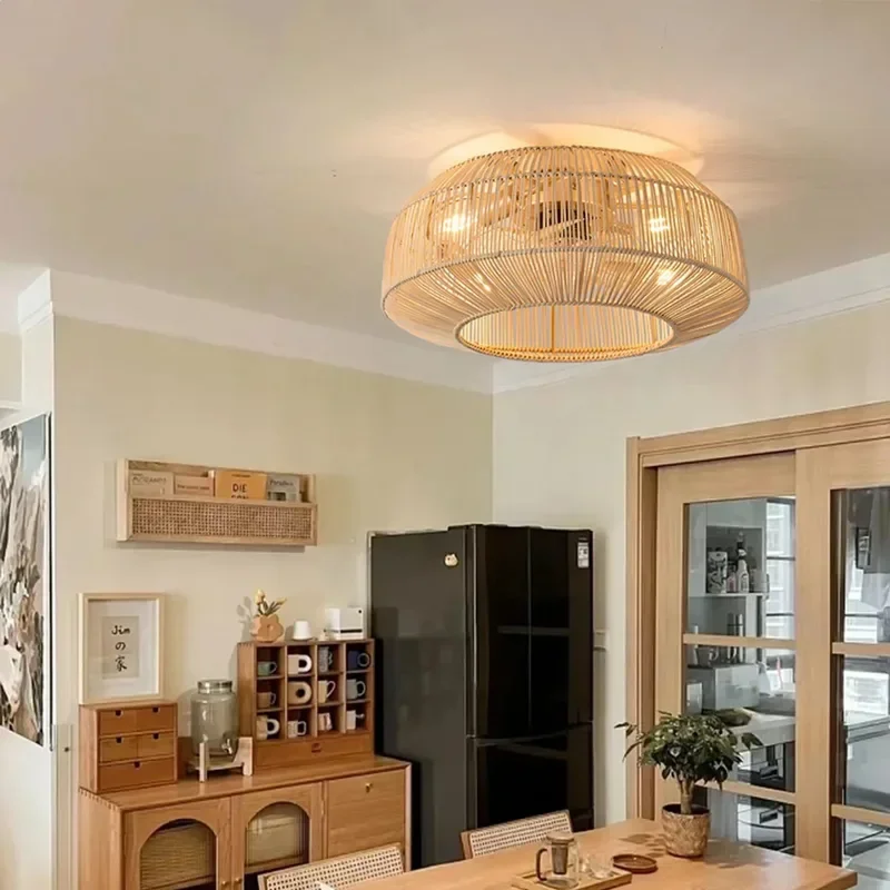 New Wabi Sabi Bamboo Vine Ceiling Fan American Style with Light Color Handmade Invisible Fan Bedroom Living Room Ceiling Light
New Wabi Sabi Bamboo Vine Ceiling Fan American Style with Light Color Handmade Invisible Fan Bedroom Living Room Ceiling Light