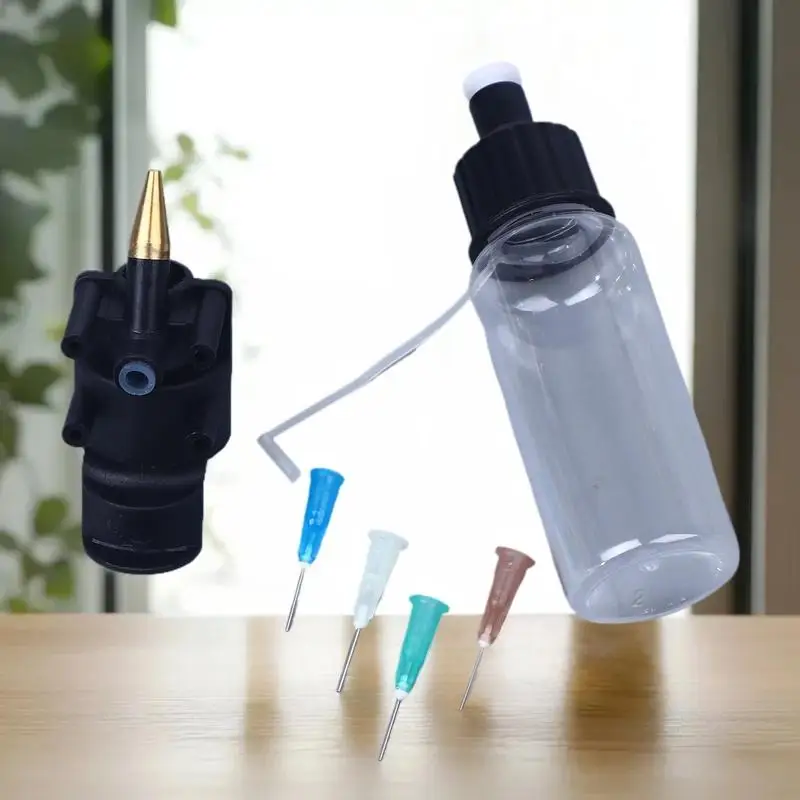 Airbrush Kit With 50ml Special Bottle & 0.2mm/0.3mm/0.5mm/0.8mm Disposable Nozzle No-Clean Air Brush Tool Spray Module
Airbrush Kit With 50ml Special Bottle & 0.2mm/0.3mm/0.5mm/0.8mm Disposable Nozzle No-Clean Air Brush Tool Spray Module