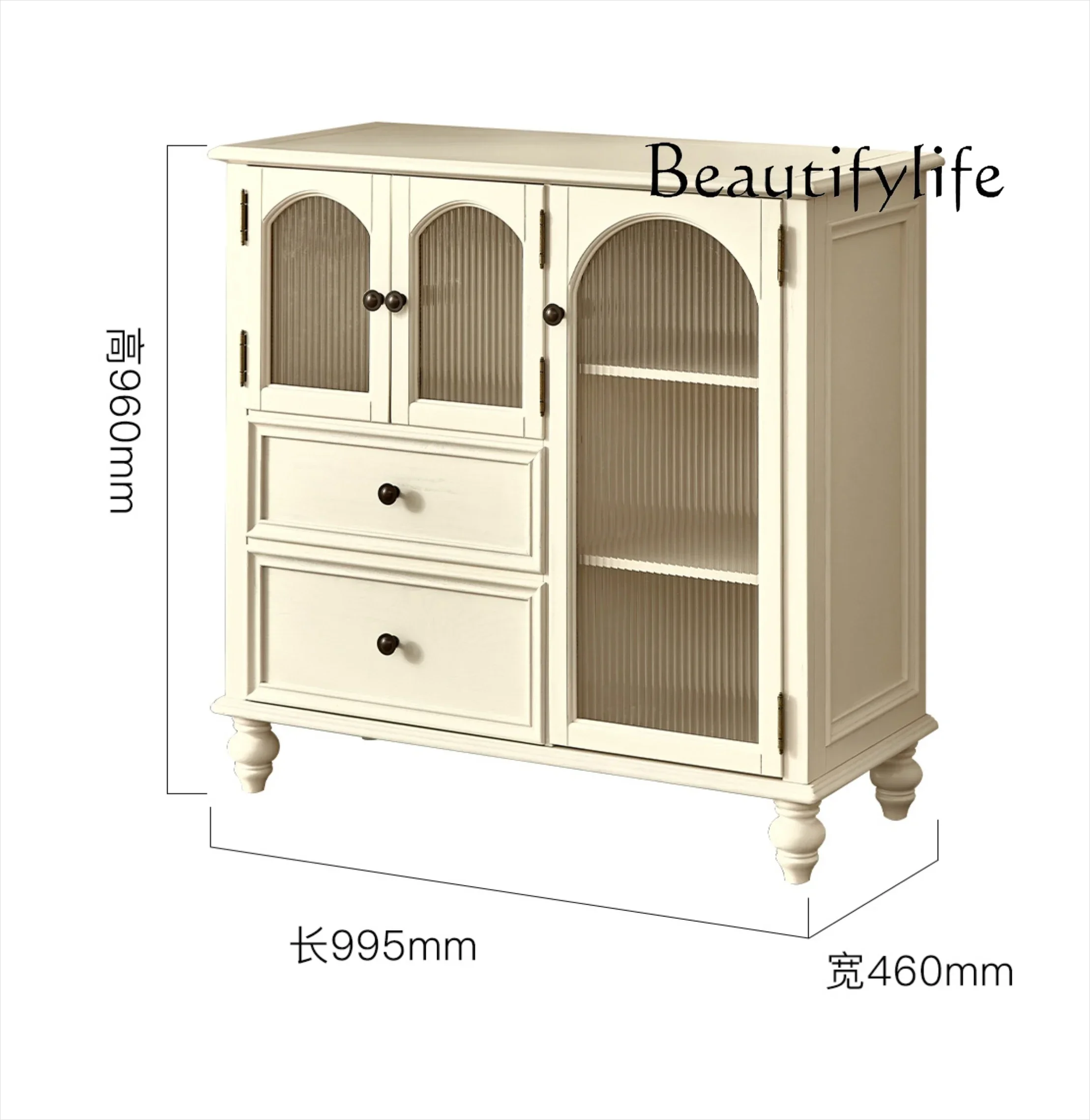 American Cream Wind Solid Wood Side Cabinet Multifunctional Household Simple Storage Cabinet
American Cream Wind Solid Wood Side Cabinet Multifunctional Household Simple Storage Cabinet