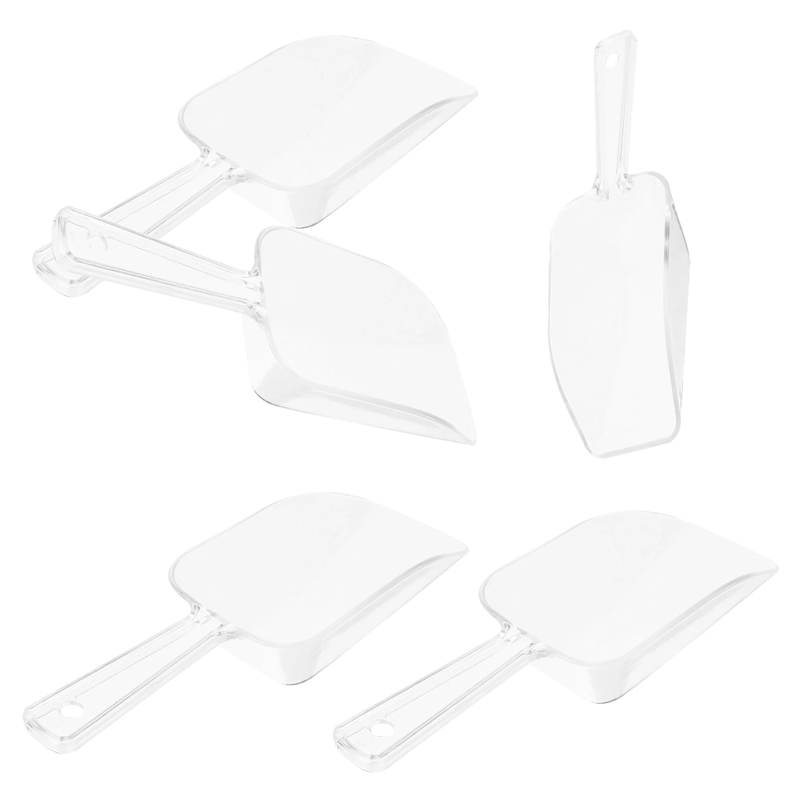 5pcs Ice Scoop Measuring Cup Lightweight Clear Plastic Shovel for Wedding Buffet Restaurant Home Pet Food Grain Sugar Serving
5pcs Ice Scoop Measuring Cup Lightweight Clear Plastic Shovel for Wedding Buffet Restaurant Home Pet Food Grain Sugar Serving