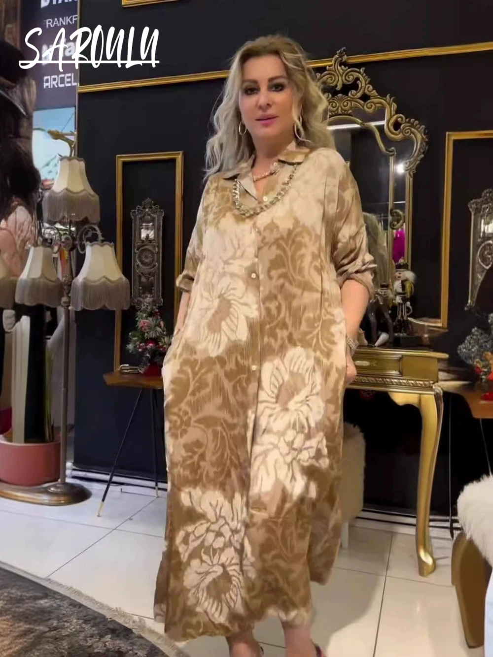 4 Colors Caftan Loose Long Evening Dress For Women Abaya Chic Printing Prom Gown High Quality On Sale Celebrity Cocktail Wear
4 Colors Caftan Loose Long Evening Dress For Women Abaya Chic Printing Prom Gown High Quality On Sale Celebrity Cocktail Wear