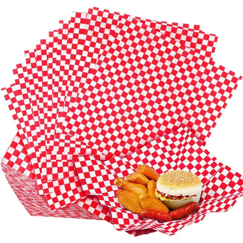 1000 Sheets Wax Deli Paper Sheets for Food 12 x 12 Inch Checkered Dry Waxed Deli Basket Liners for Sandwich Wrapping, Food Baske
1000 Sheets Wax Deli Paper Sheets for Food 12 x 12 Inch Checkered Dry Waxed Deli Basket Liners for Sandwich Wrapping, Food Baske