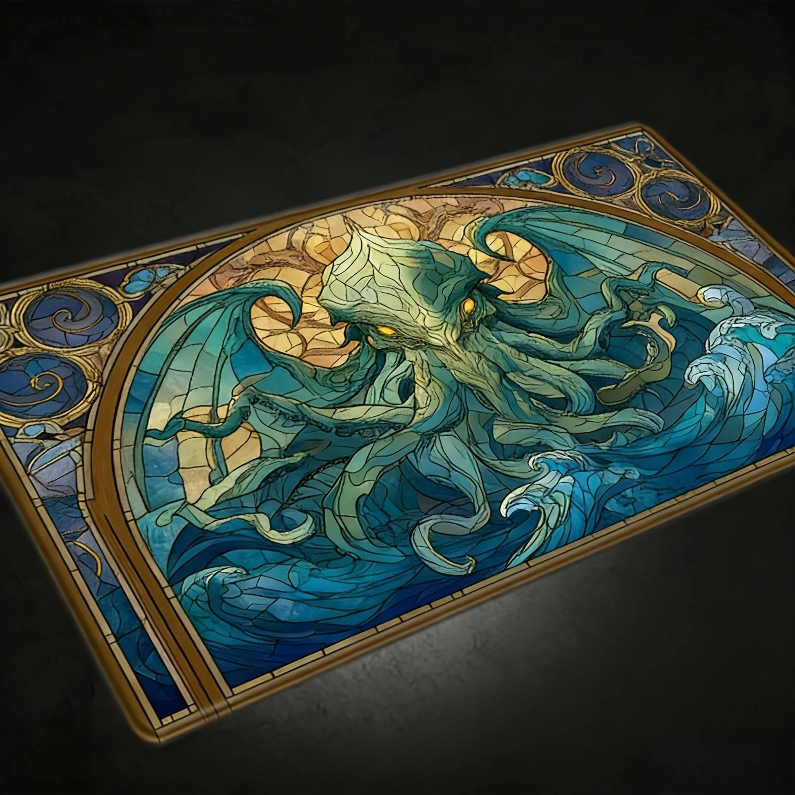 Cthulhu Themed Large Gaming Desk Mat Non-Slip Rubber Base Desktop Mat with Cthulhu Arm Design Mouse Pad for Office Card trading
Cthulhu Themed Large Gaming Desk Mat Non-Slip Rubber Base Desktop Mat with Cthulhu Arm Design Mouse Pad for Office Card trading