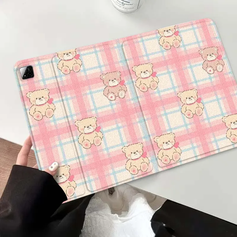 Lattice cartoon cute bear For Xiaomi Redmi Mi Pad 2 4 5 6 6s 7 8 11 12.5 12.4 11.2 8.7 SE Pro Plus Max Cover Tablet Case
Lattice cartoon cute bear For Xiaomi Redmi Mi Pad 2 4 5 6 6s 7 8 11 12.5 12.4 11.2 8.7 SE Pro Plus Max Cover Tablet Case