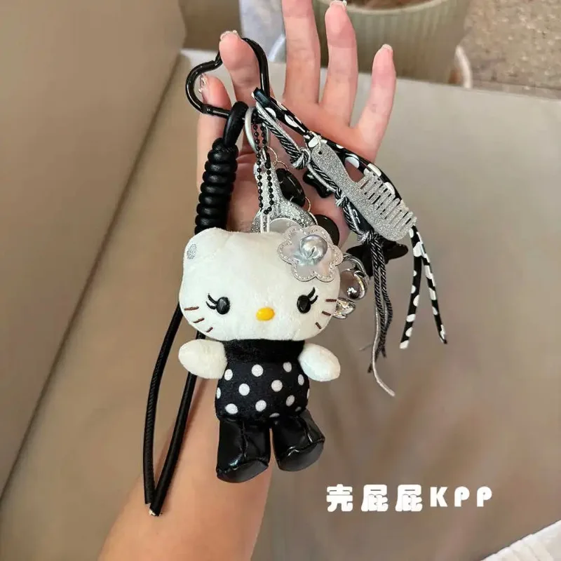 Ins Dark Y2k Girl Милый черно-белый горошек Hello Kitty Кукла Сумка Подвеска Плюшевый декоративный брелок DIY Подвесная цепочка Подарок
Ins Dark Y2k Girl Милый черно-белый горошек Hello Kitty Кукла Сумка Подвеска Плюшевый декоративный брелок DIY Подвесная цепочка Подарок