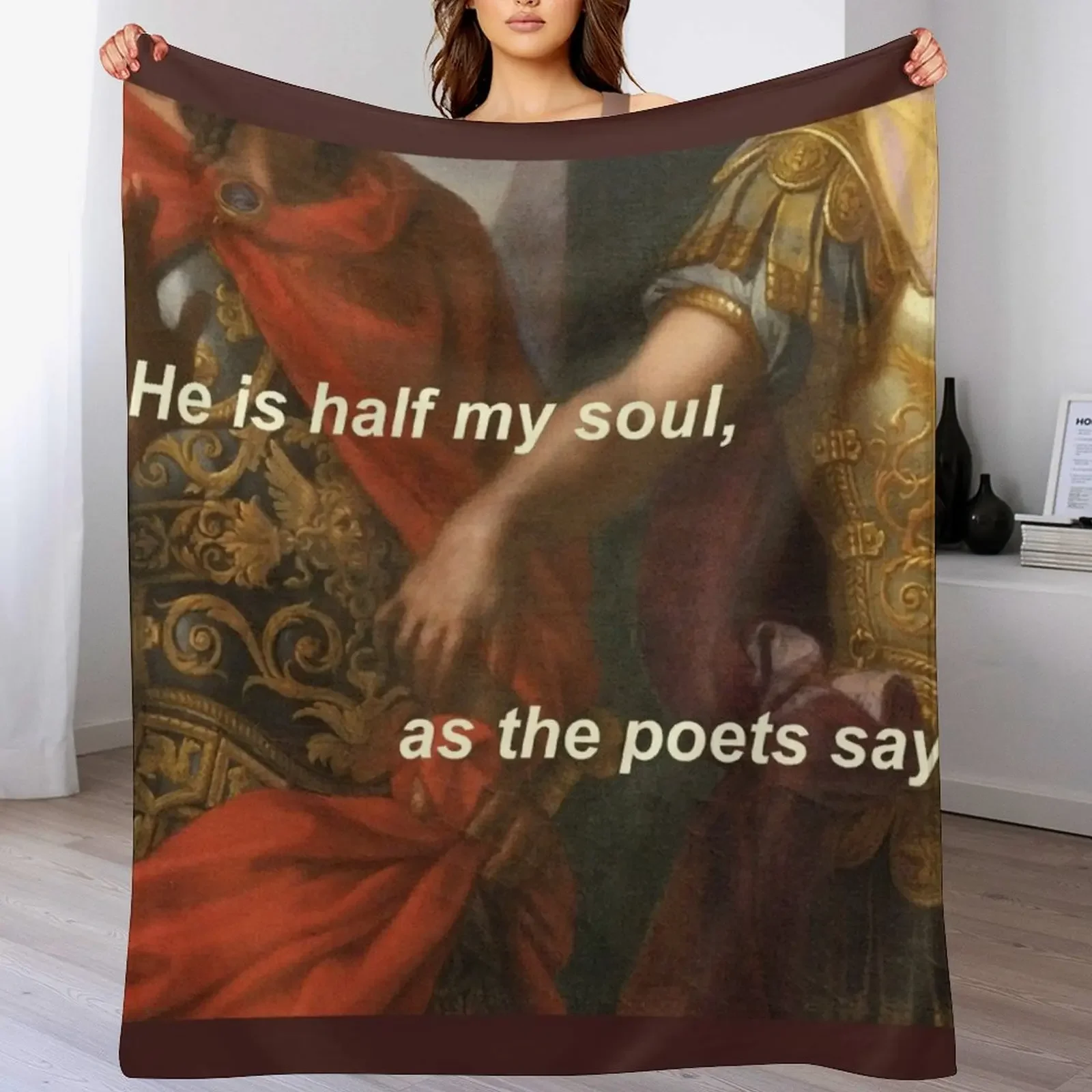 New he is half my soul Throw Blanket Sofa For Decorative Sofa for babies Comforter Blankets
New he is half my soul Throw Blanket Sofa For Decorative Sofa for babies Comforter Blankets