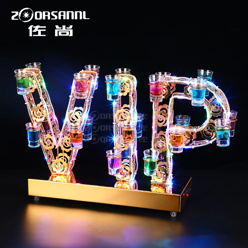 Zuoshang Luminous Cocktail Glass Holder LED Bar KTV Creative Bullet Cup Shot Glass Holder VIP Wine Rack
Zuoshang Luminous Cocktail Glass Holder LED Bar KTV Creative Bullet Cup Shot Glass Holder VIP Wine Rack