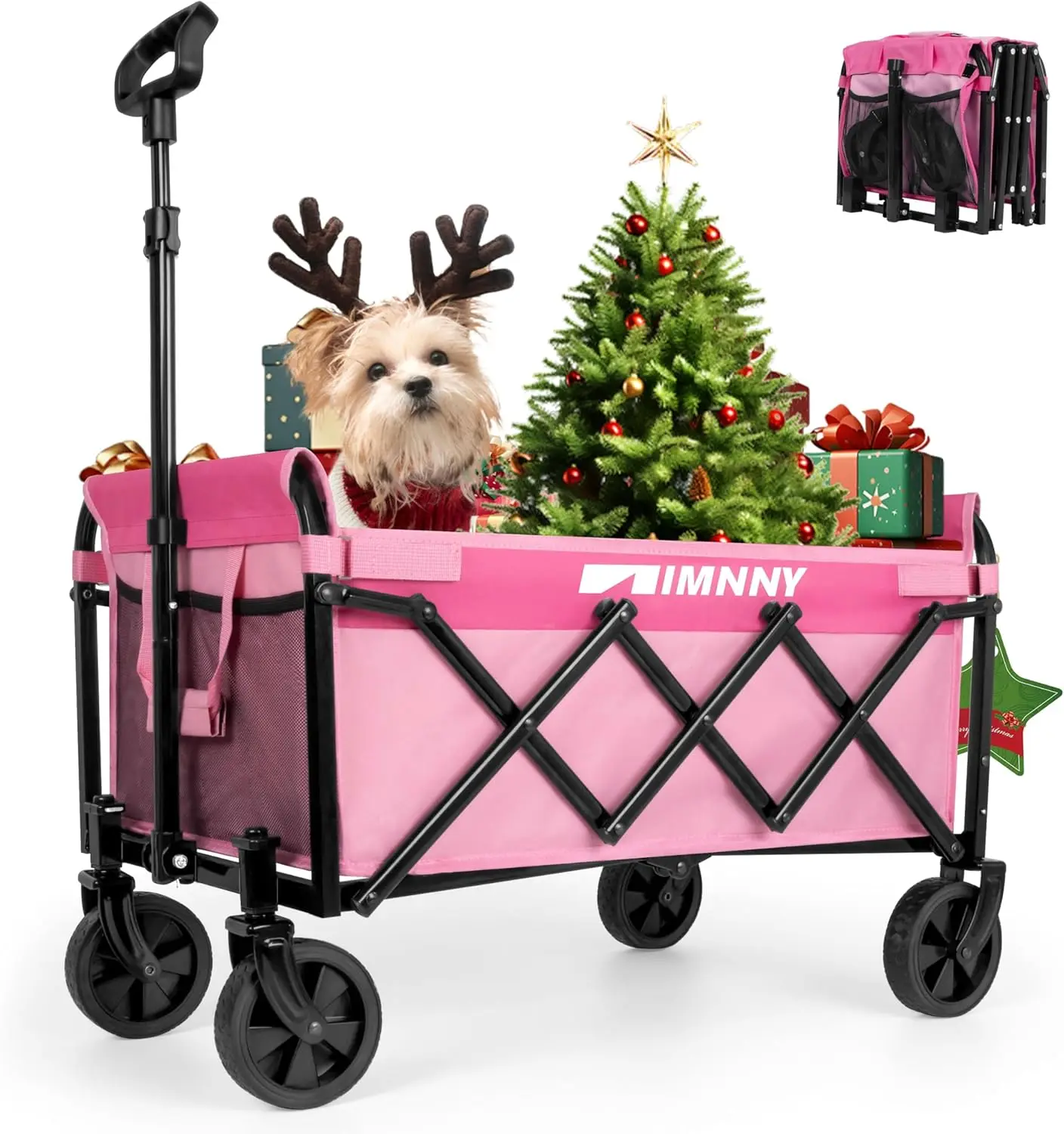 Collapsible Wagon Cart, 220lbs Utility Grocery Cart on Wheels, Portable Folding Wagon for Beach Shopping Garden Sports Camping G
Collapsible Wagon Cart, 220lbs Utility Grocery Cart on Wheels, Portable Folding Wagon for Beach Shopping Garden Sports Camping G