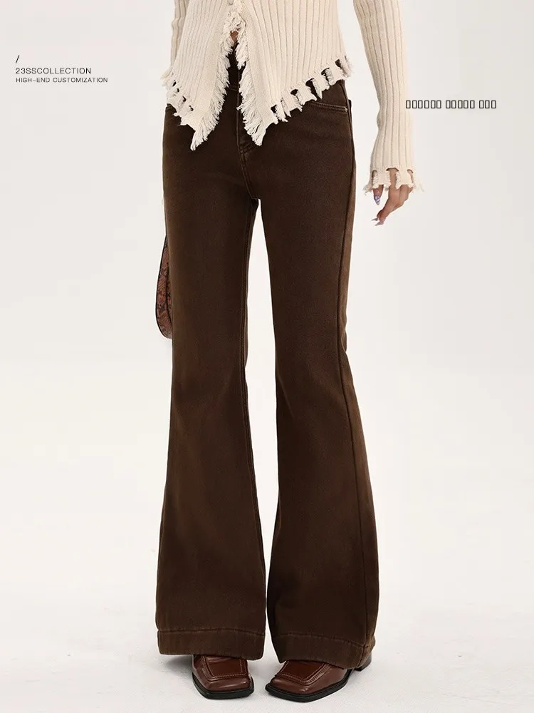 Джинсы женские Yang Bubble, расклешенные, на подкладке, повседневные, с широкими штанинами, с эффектом похудения, зимние, новинка, с высокой талией, деним
Джинсы женские Yang Bubble, расклешенные, на подкладке, повседневные, с широкими штанинами, с эффектом похудения, зимние, новинка, с высокой талией, деним