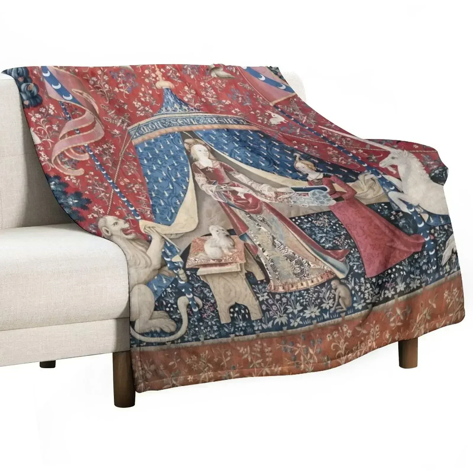 The Lady and the Unicorn My Only Desire Throw Blanket funny gift Multi-Purpose Blankets
The Lady and the Unicorn My Only Desire Throw Blanket funny gift Multi-Purpose Blankets