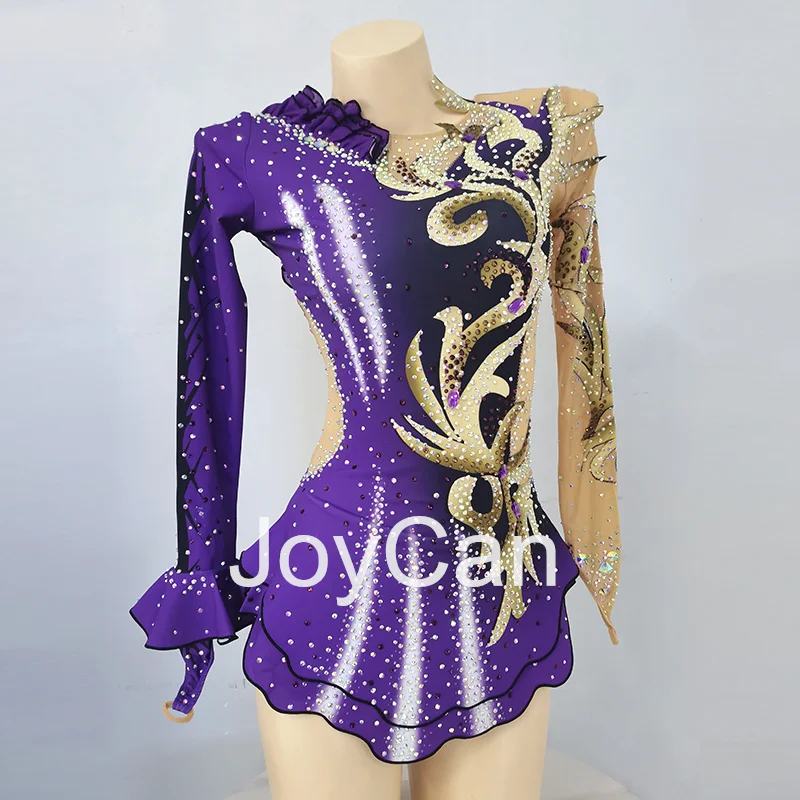 JoyCan Rhthmic Gymnastics Leotards Girls Women Purple Spandex Elegant Dance Wear for Competitiion
JoyCan Rhthmic Gymnastics Leotards Girls Women Purple Spandex Elegant Dance Wear for Competitiion