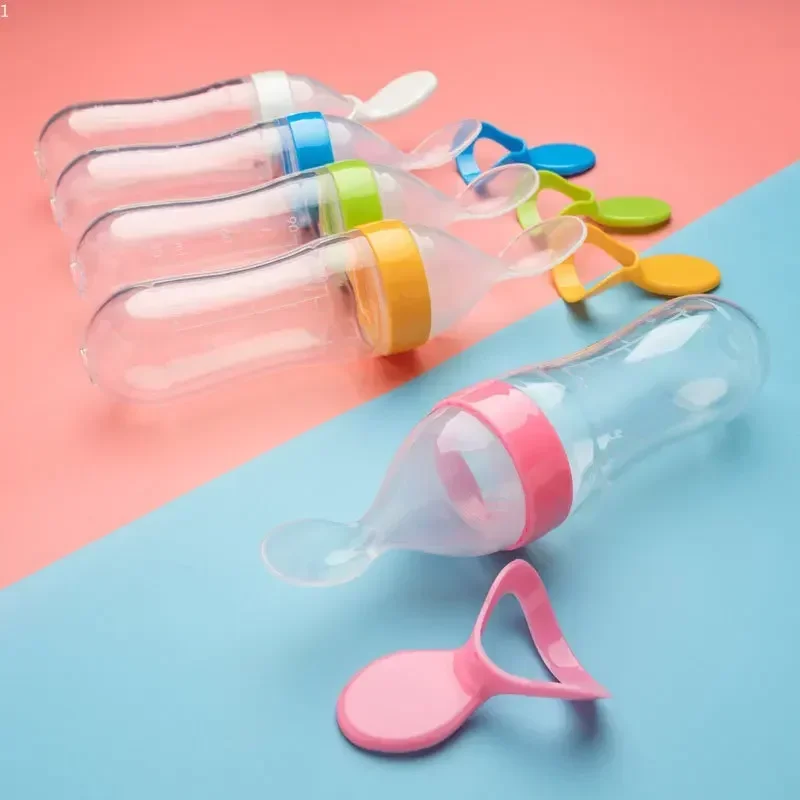 Squeezing Feeding Bottle Silicone Newborn Baby Training Rice Cereal Food Spoon Supplement Feeder Safe Useful Tableware for Kids
Squeezing Feeding Bottle Silicone Newborn Baby Training Rice Cereal Food Spoon Supplement Feeder Safe Useful Tableware for Kids