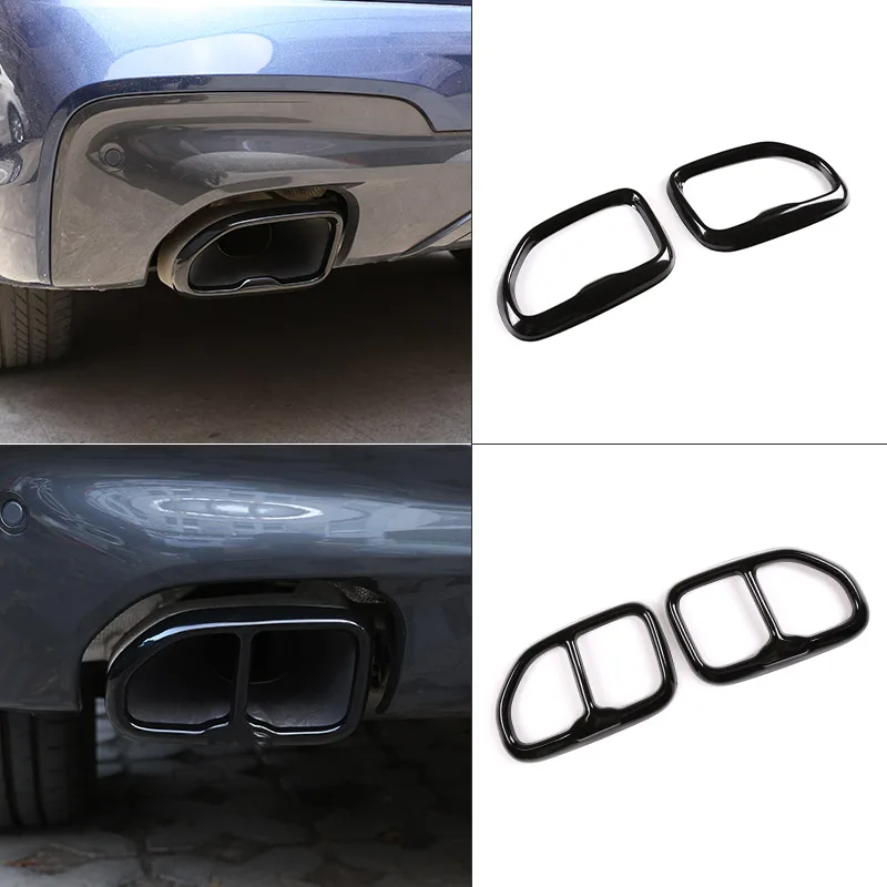 For BMW X3 G01 X4 G02 2018-2022 Stainless Steel Glossy Black Car Tail Exhaust Pipe Outlet Muffler Pipe Cover Trim Accessories 
For BMW X3 G01 X4 G02 2018-2022 Stainless Steel Glossy Black Car Tail Exhaust Pipe Outlet Muffler Pipe Cover Trim Accessories