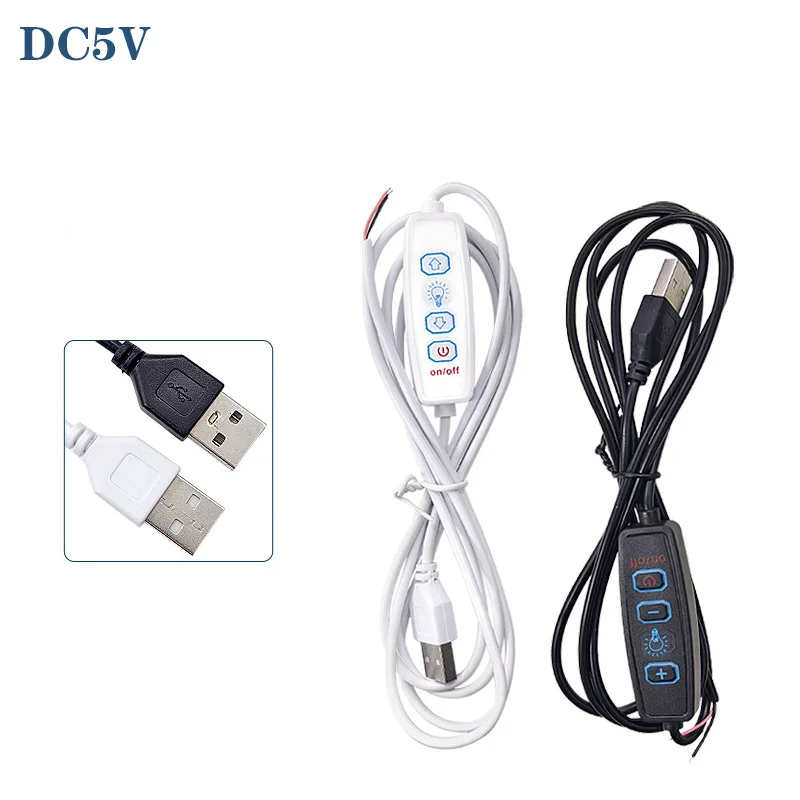 USB светодиодный диммер, разъем провода 1,5 м с 3-клавишным переключателем, 2-контактный для 5 В светодиодов, одноцветная полоса, гирлянда, USB-лампа, настольная лампа, провод питания
USB светодиодный диммер, разъем провода 1,5 м с 3-клавишным переключателем, 2-контактный для 5 В светодиодов, одноцветная полоса, гирлянда, USB-лампа, настольная лампа, провод питания