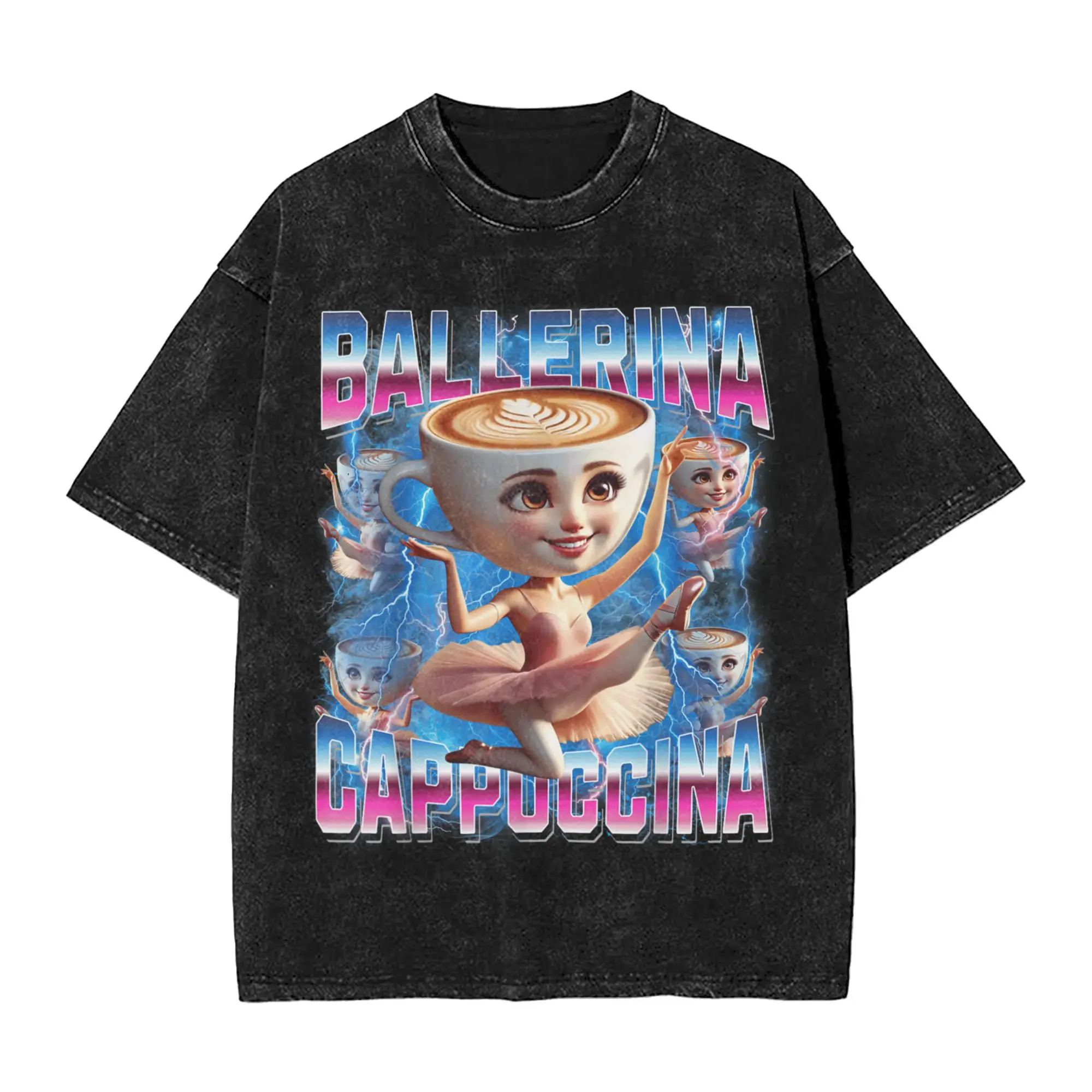 Ballerina Cappuccina Italian Brainrot Men's T Shirts Washed Awesome Tee Shirt Short Sleeve T-Shirt 100% Cotton Plus Size Tops
Ballerina Cappuccina Italian Brainrot Men's T Shirts Washed Awesome Tee Shirt Short Sleeve T-Shirt 100% Cotton Plus Size Tops