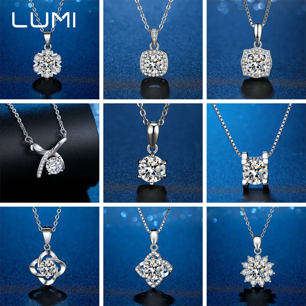 Ожерелье со снежинками из муассанита цвета D для женщин, настоящая подвеска из стерлингового серебра S925, покрытая 18 К, ювелирные изделия
Ожерелье со снежинками из муассанита цвета D для женщин, настоящая подвеска из стерлингового серебра S925, покрытая 18 К, ювелирные изделия