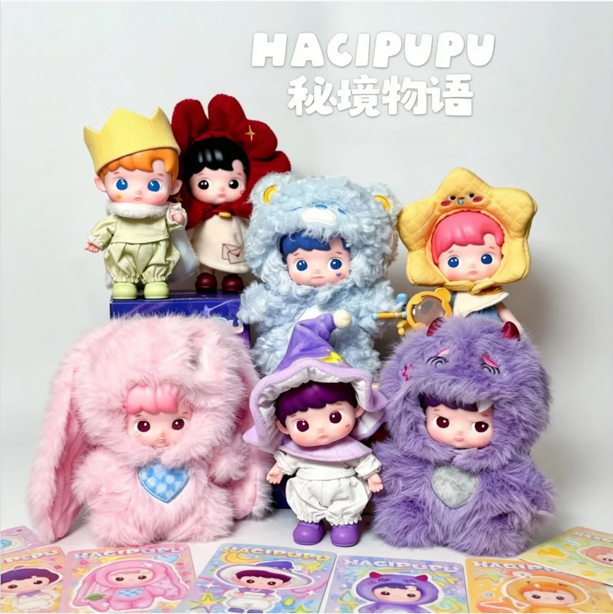 POP MART HACIPUPU Enchanted Realm Tales Series Mystery Unpack Container MINI Action Figure Toys Ornament Gift Box
POP MART HACIPUPU Enchanted Realm Tales Series Mystery Unpack Container MINI Action Figure Toys Ornament Gift Box