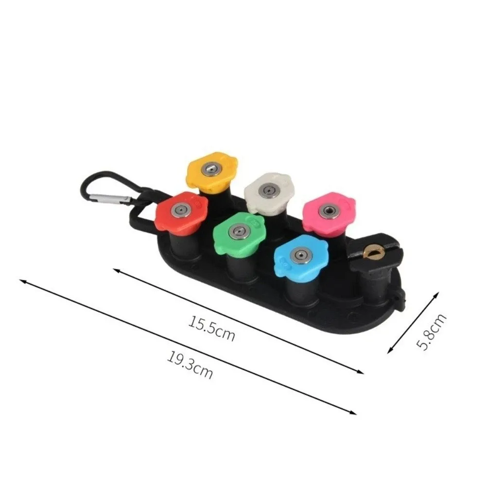5/7 PCS 5/7-Piece Set Washer Nozzle Tip Set Quick Connect 4000 PSI Pressure Washer Nozzle Tip 1/4 Inch Quick Connector
5/7 PCS 5/7-Piece Set Washer Nozzle Tip Set Quick Connect 4000 PSI Pressure Washer Nozzle Tip 1/4 Inch Quick Connector