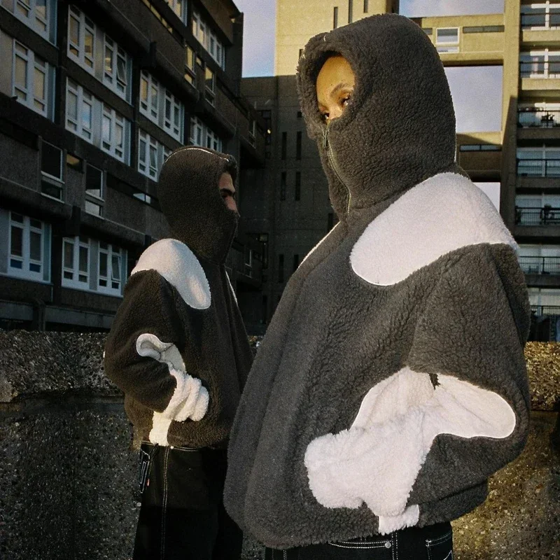 High Street гранулированная флисовая толстовка с половиной покрытия для мужчин y2k Harajuku модное пальто оверсайз пара повседневная свободная спортивная толстовка
High Street гранулированная флисовая толстовка с половиной покрытия для мужчин y2k Harajuku модное пальто оверсайз пара повседневная свободная спортивная толстовка