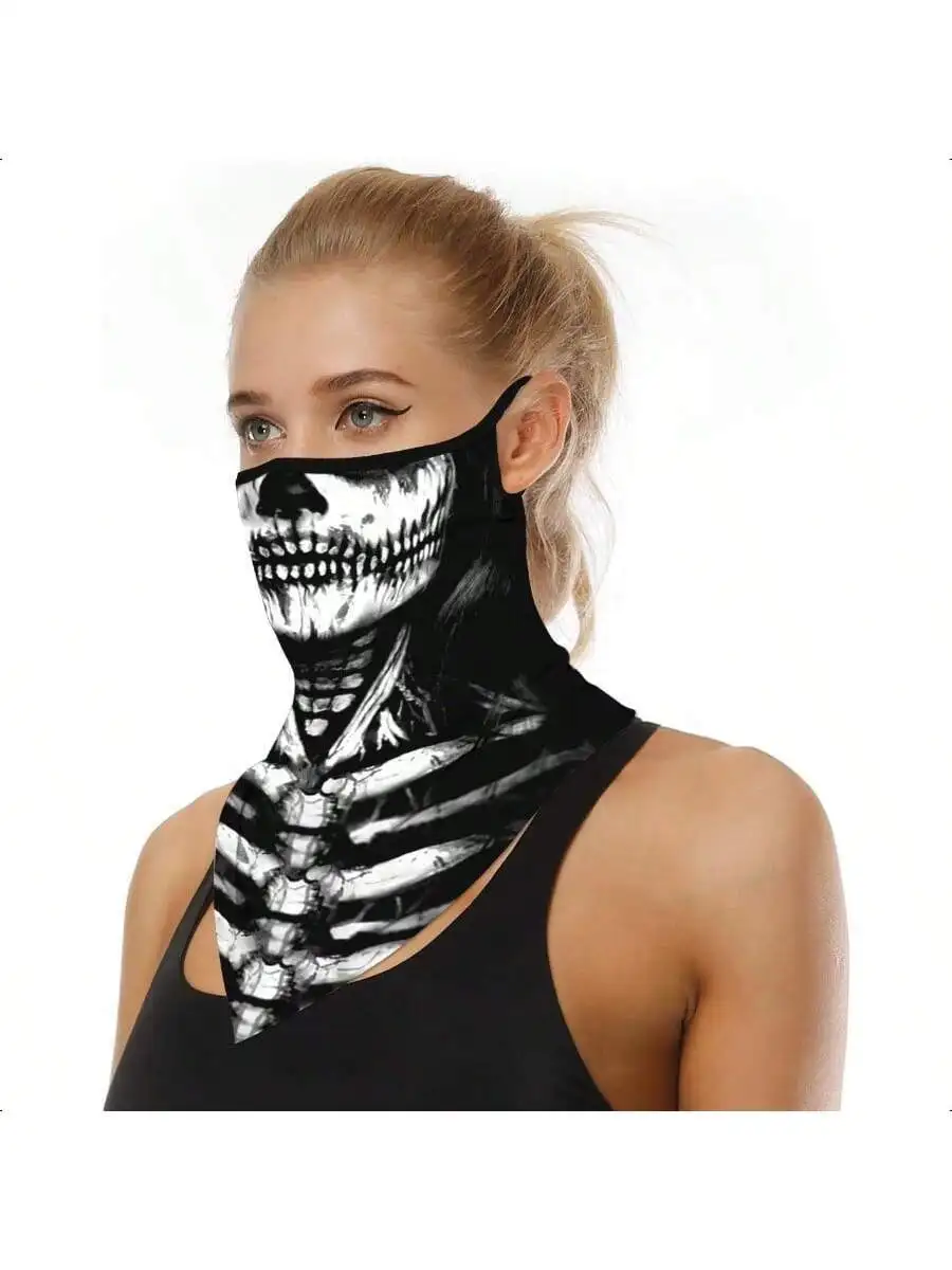 Skull Print Neck Gaiter Face Mask Multi Use UV Protection Bandana For Adults
Skull Print Neck Gaiter Face Mask Multi Use UV Protection Bandana For Adults