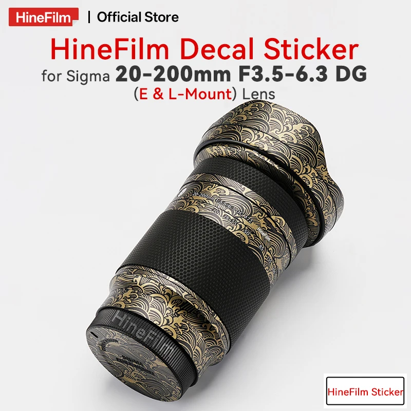 Hinefilm Skin for Sigma 20-200 for Sony / L Mount Lens Sticker 20 200 Wrap Cover for Sigma 20-200 F3.5-6.3 Lens Protective Skin
Hinefilm Skin for Sigma 20-200 for Sony / L Mount Lens Sticker 20 200 Wrap Cover for Sigma 20-200 F3.5-6.3 Lens Protective Skin