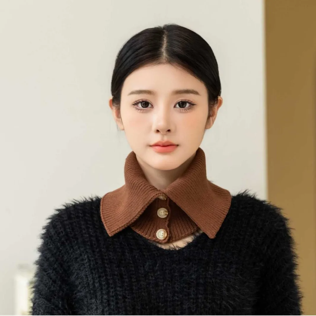 Универсальный вязаный воротник-имитация на пуговицах — женский весенне-осенне-зимний шарф-пуловер для украшения свитера
Универсальный вязаный воротник-имитация на пуговицах — женский весенне-осенне-зимний шарф-пуловер для украшения свитера