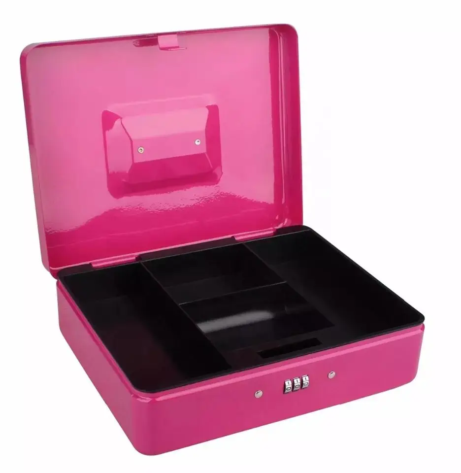 Custom Color OEM&ODM Cash Money Box Double Layer Metal Cash Box for with Key Lock and Coin&Bill Organizer
Custom Color OEM&ODM Cash Money Box Double Layer Metal Cash Box for with Key Lock and Coin&Bill Organizer