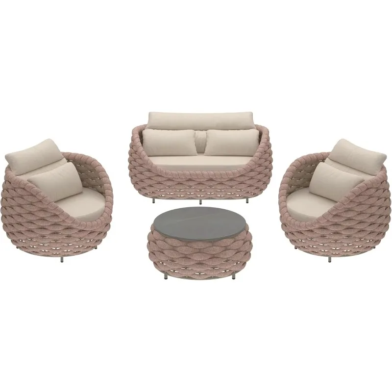 Luxury outdoor hotel furniture garden leisure egg sofa villa rope woven set aluminum
Luxury outdoor hotel furniture garden leisure egg sofa villa rope woven set aluminum