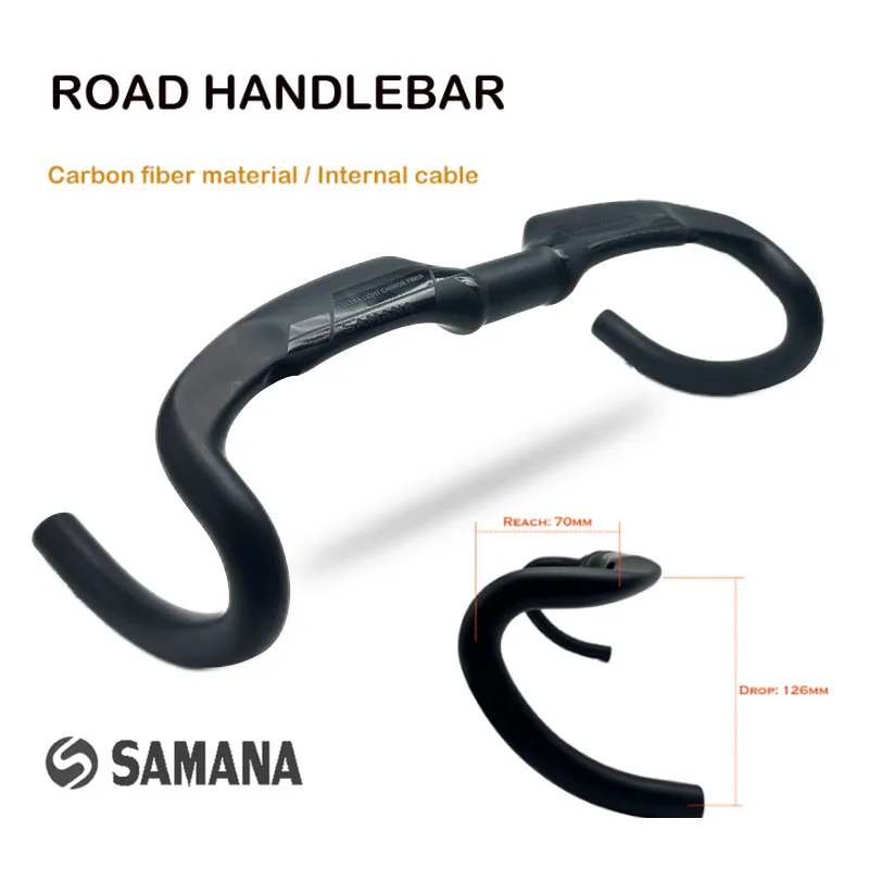 Carbon Road Handlebars 31.8mm Internal Cable Routing Racing Bike Drop Bent Bar 380/400/420/440mm for Performance Cyc Riding
Carbon Road Handlebars 31.8mm Internal Cable Routing Racing Bike Drop Bent Bar 380/400/420/440mm for Performance Cyc Riding