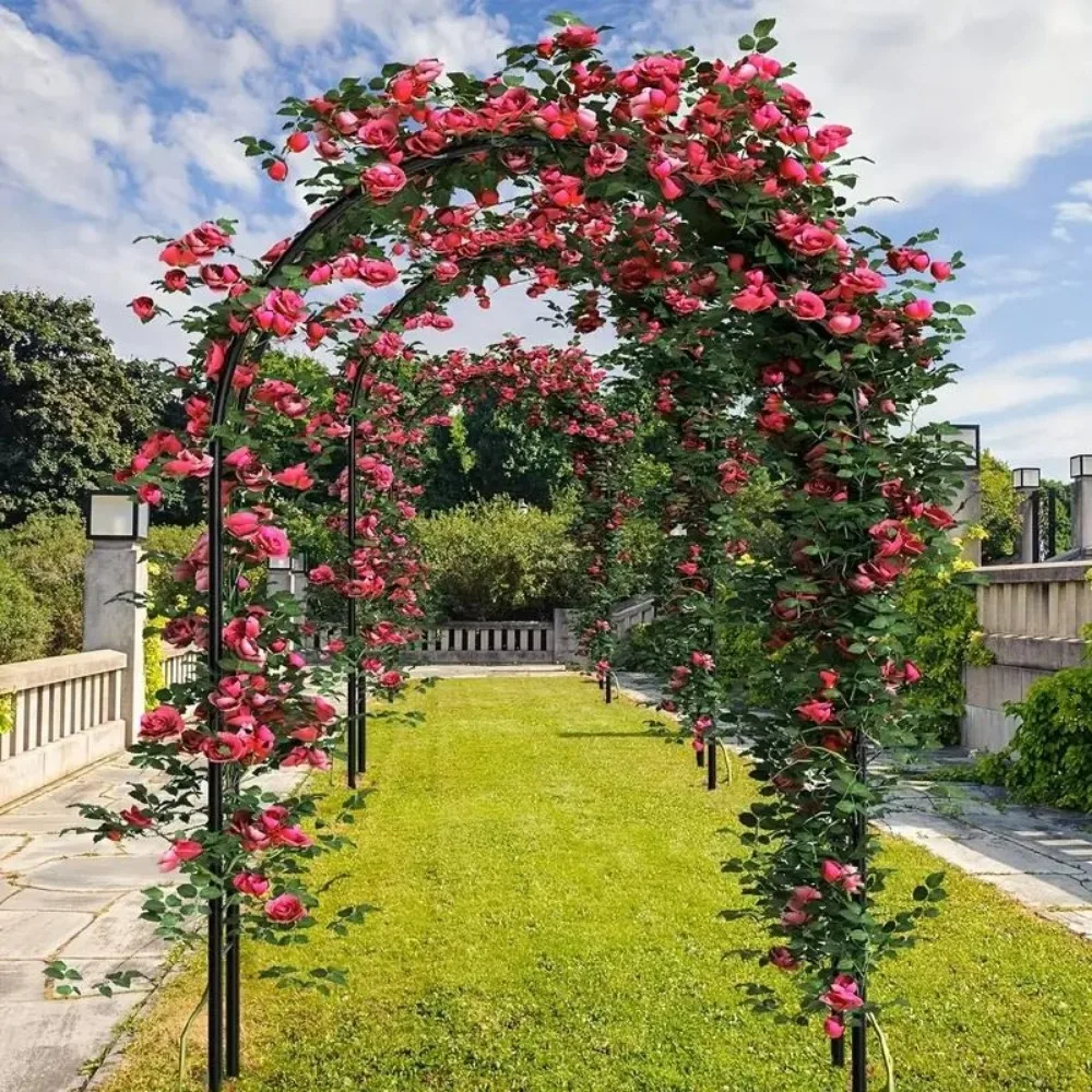 Metal Garden Gazebo Arch, Free Assembly 2 Sizes for All Kinds of Climbing Plants Bridal Party Decoration, Wedding Garden Arch
Metal Garden Gazebo Arch, Free Assembly 2 Sizes for All Kinds of Climbing Plants Bridal Party Decoration, Wedding Garden Arch