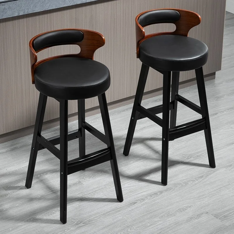 YZ Solid wood bar chair high stool home backrest bar stool front desk checkout page chair simple
YZ Solid wood bar chair high stool home backrest bar stool front desk checkout page chair simple