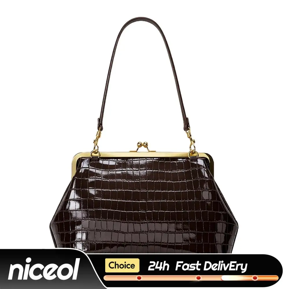 PU Leather Kiss Clasp Shoulder Bags with Removable Strap Tote Purse Messenger Clutch for Women Travel Shopping Work Daily Use
PU Leather Kiss Clasp Shoulder Bags with Removable Strap Tote Purse Messenger Clutch for Women Travel Shopping Work Daily Use