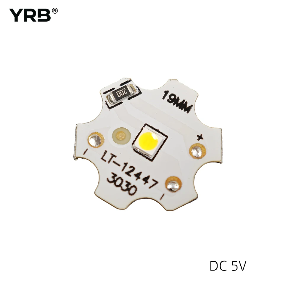 19mm 1W 5V LED Light Bead 120lm CRI80 3000K-6000K 19mm PCB LED Module Component SMD Chip for DIY Lighting Projects
19mm 1W 5V LED Light Bead 120lm CRI80 3000K-6000K 19mm PCB LED Module Component SMD Chip for DIY Lighting Projects