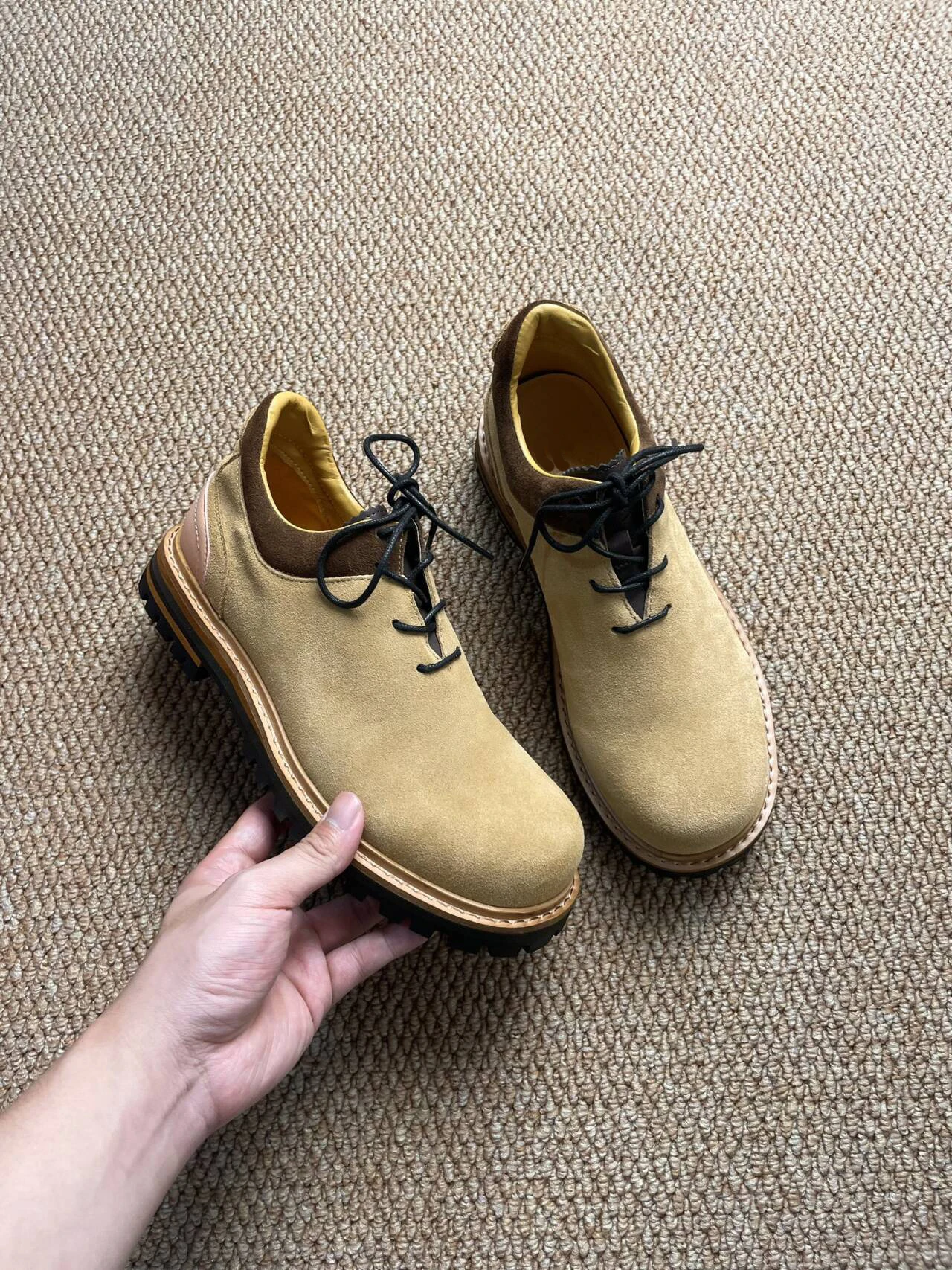 Low-Top Men's Retro Work Boots Thick Bottom Shoes Commuter Style Casual Shoes round Toe Wear-Resistant Leather
Low-Top Men's Retro Work Boots Thick Bottom Shoes Commuter Style Casual Shoes round Toe Wear-Resistant Leather