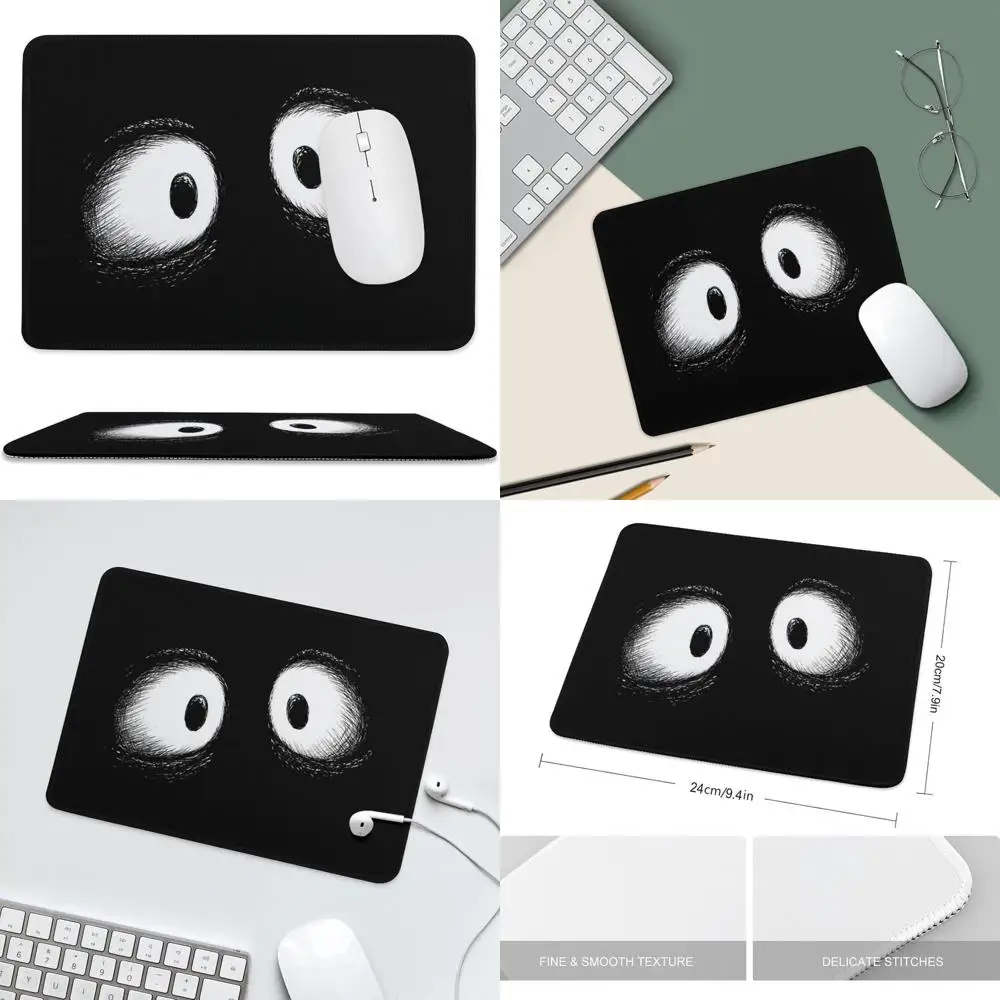 Cartoon Eyes Design Mouse Pad - Ergonomic Desk Accessory for Small Office and Laptop Use with Anti-Slip Base
Cartoon Eyes Design Mouse Pad - Ergonomic Desk Accessory for Small Office and Laptop Use with Anti-Slip Base