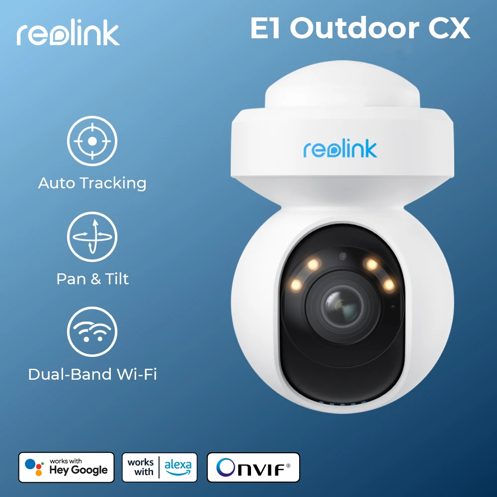 Reolink 2K Outdoor WiFi Security Camera with Pan Tilt Auto Tracking IP Cam 4MP True Full-Color Night Vision Surveillance Camera
Reolink 2K Outdoor WiFi Security Camera with Pan Tilt Auto Tracking IP Cam 4MP True Full-Color Night Vision Surveillance Camera