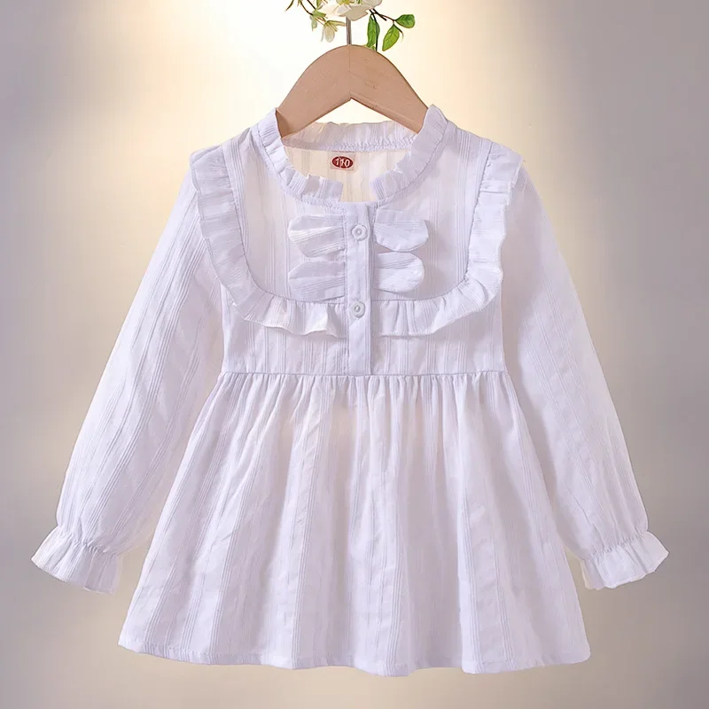 2025 Kids Girls Clothes Spring Autumn Long Sleeve Solid Color Ruffle Girls Dress Children Clothing Kids Girls Dresses 1-5 Years
2025 Kids Girls Clothes Spring Autumn Long Sleeve Solid Color Ruffle Girls Dress Children Clothing Kids Girls Dresses 1-5 Years