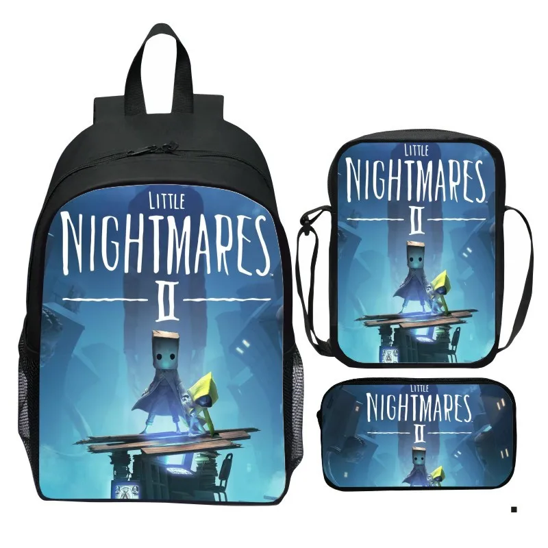 Рюкзак Little Nightmares, рюкзак Little Nightmares 2, маленькая сумка через плечо, пенал
Рюкзак Little Nightmares, рюкзак Little Nightmares 2, маленькая сумка через плечо, пенал