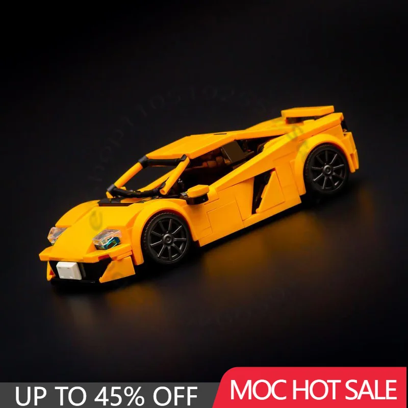 318 детали MOC, серия Speed Hypercar MP4-12C, модель суперкара, строительный блок, технология сборки, игрушка «сделай сам», подарки на день рождения
318 детали MOC, серия Speed Hypercar MP4-12C, модель суперкара, строительный блок, технология сборки, игрушка «сделай сам», подарки на день рождения