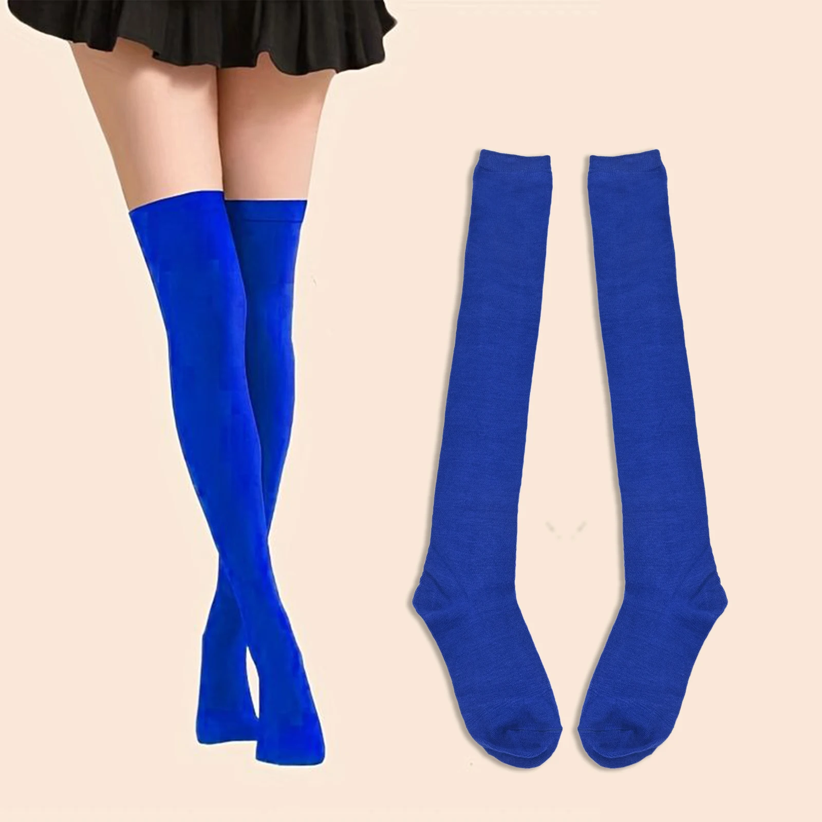 Women's Stockings Candy Color Long Socks Warm Thigh High Overknee Decor Chiristmas Socks Elastic Tights Leggings
Women's Stockings Candy Color Long Socks Warm Thigh High Overknee Decor Chiristmas Socks Elastic Tights Leggings