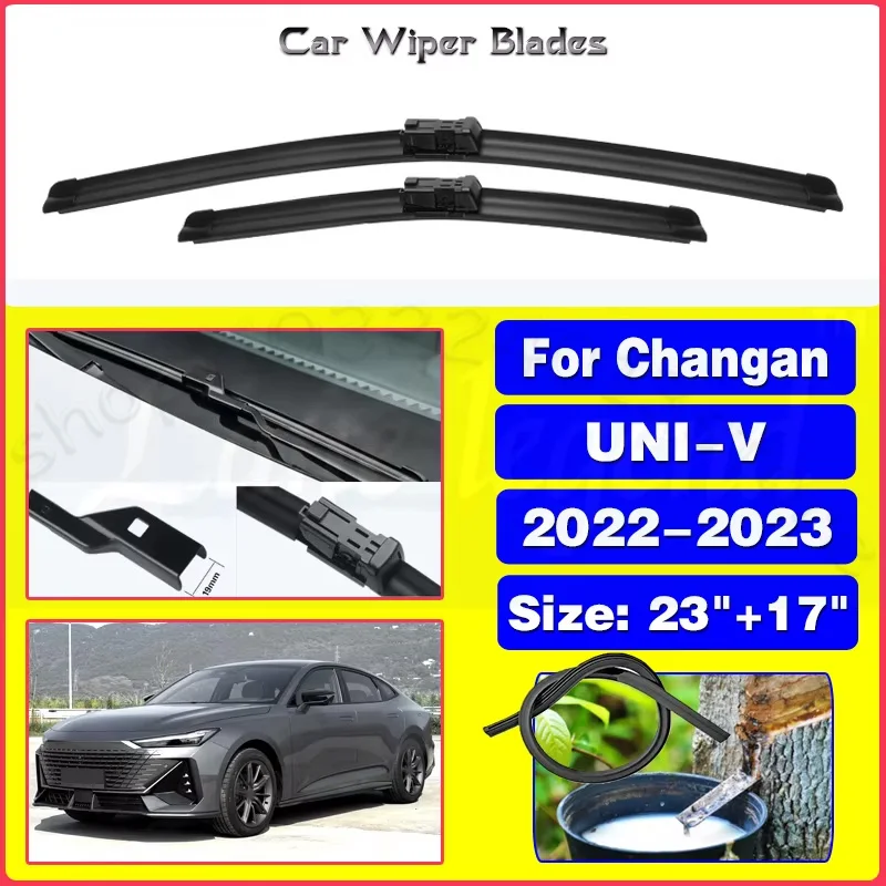 For Changan UNI V UNI-V 2022 2023 1.5L Windscreen Windshield Accessories Brushes Cutter Goods 23"+17" Silent upgrade version
For Changan UNI V UNI-V 2022 2023 1.5L Windscreen Windshield Accessories Brushes Cutter Goods 23"+17" Silent upgrade version