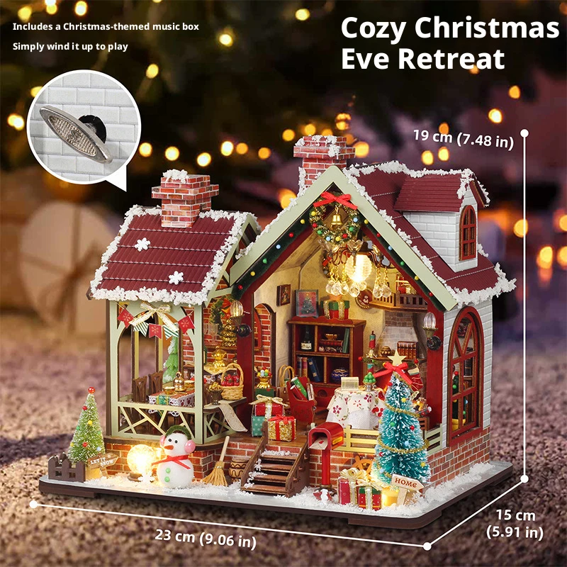 DIY Miniature House Kit – Christmas "Holy Night Loft" Craft Set – Unique Holiday Gift for Creative Builders
DIY Miniature House Kit – Christmas "Holy Night Loft" Craft Set – Unique Holiday Gift for Creative Builders